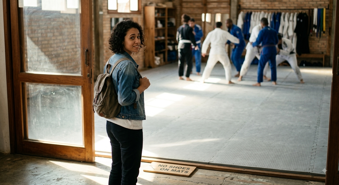 Primeiro Começa, Depois Melhora: O Que Fazer com o Medo de Começar no Jiu-Jitsu